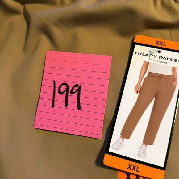 Hilary Radley Ladies' Pull-On Pant with Pockets XL Tan - Picture 8 of 8